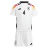 Maglia ufficiale Germania Tah 4 Casa Euro 2024 per Bambino